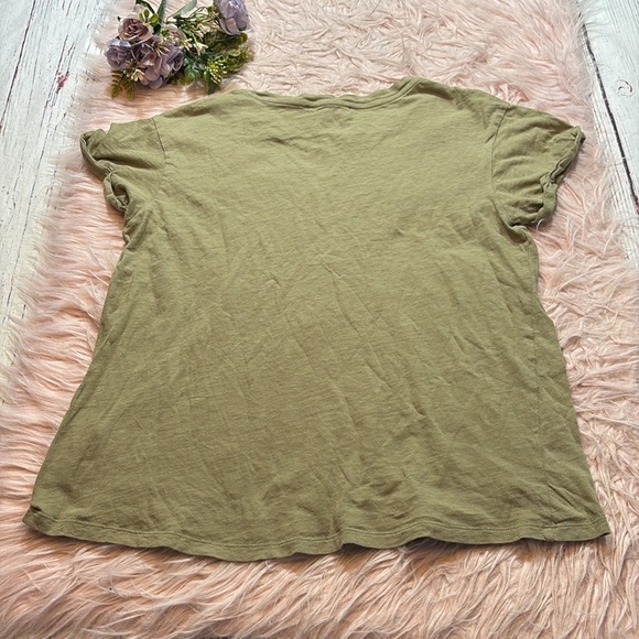 All Saints It’s What You Make It Leopard Graphic Tee sz 6 - Picture 9 of 9